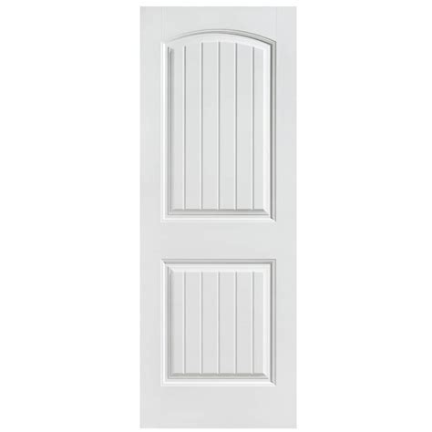 2 panel round top interior door